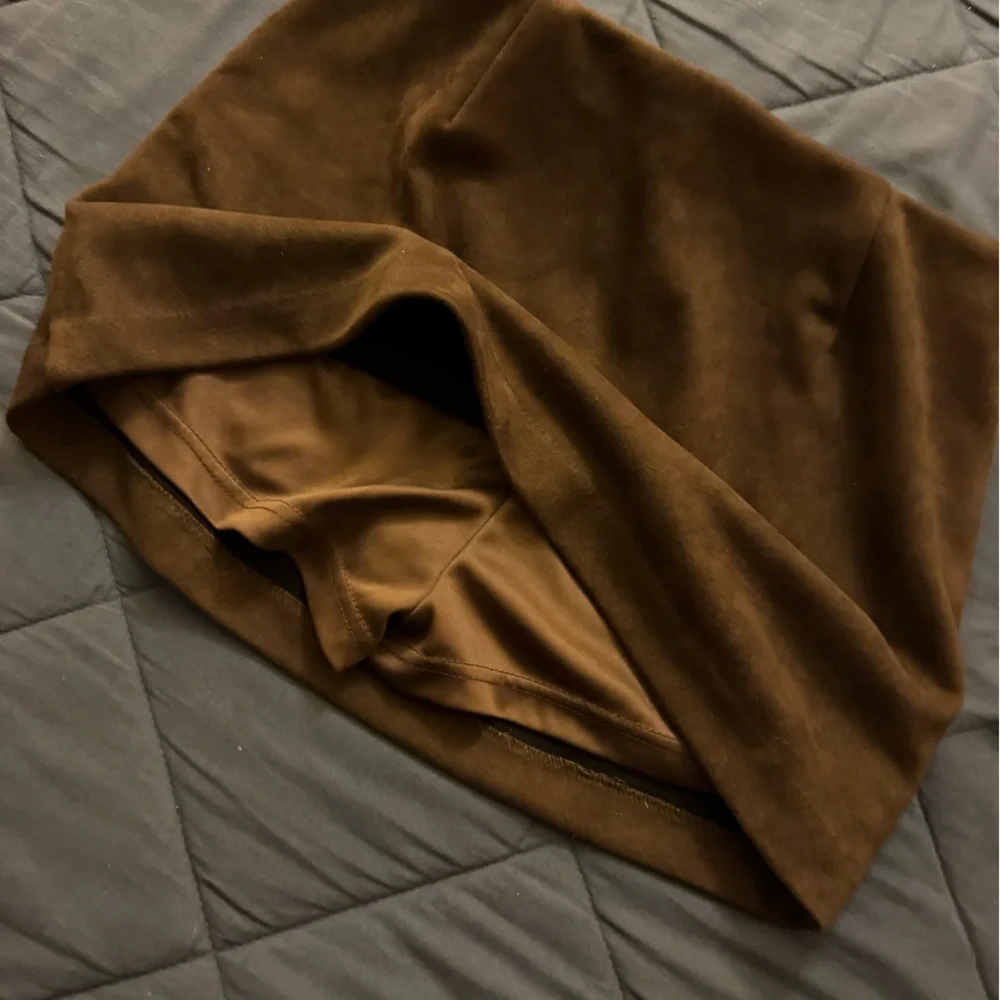 Elegant Brown Women's Stretch Skort